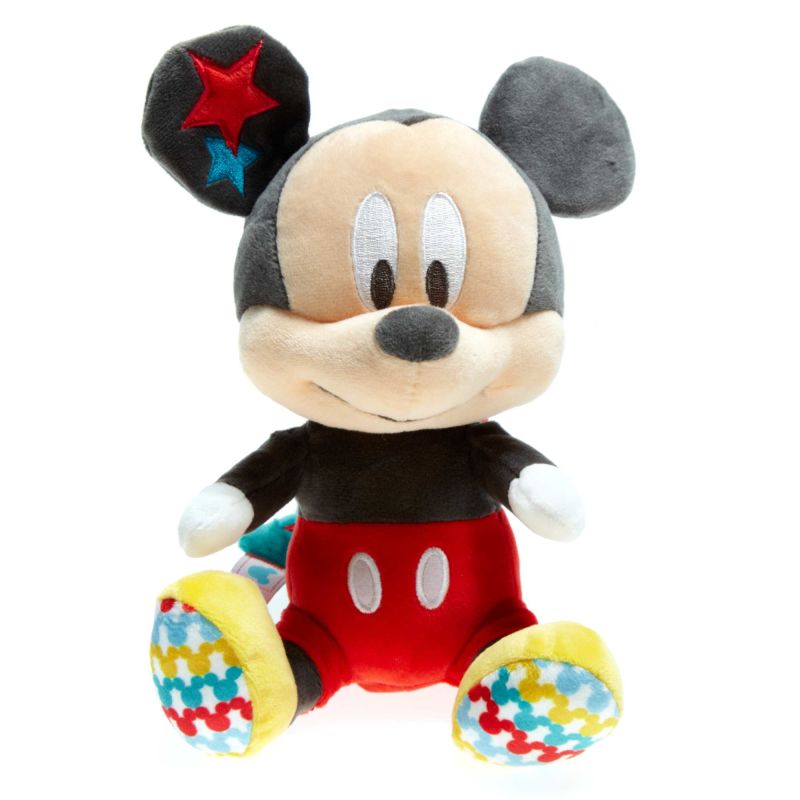  - mickey mouse - musical box red grey yellow 25 cm 